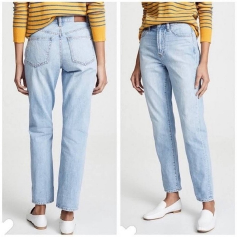 Madewell Light Blue Straight-Leg Jeans